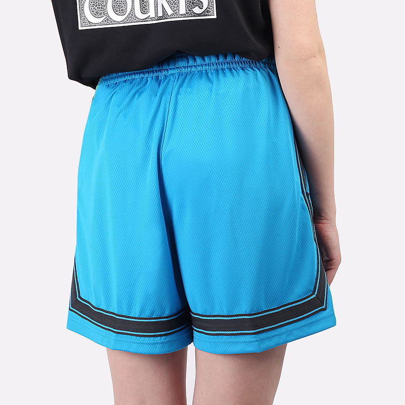 женские голубые шорты  Nike Dri-FIT Swoosh Fly Women's Basketball Shorts CK6599-446 - цена, описание, фото 5